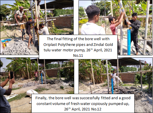 Towards the Final Completion of the Drilling of Bore Well