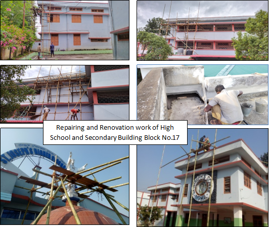 <strong>Renovation Work of the School Building, 18<sup>th</sup> June, 2021</strong>